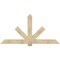Ekena Millwork Kennewick Rough Sawn Timber Gable Bracket, Douglas Fir, 84"W x 42"H x 6"D x 6"F, 12/12 Pitch GBW084X42X0606KEN00RDF - alternate 1